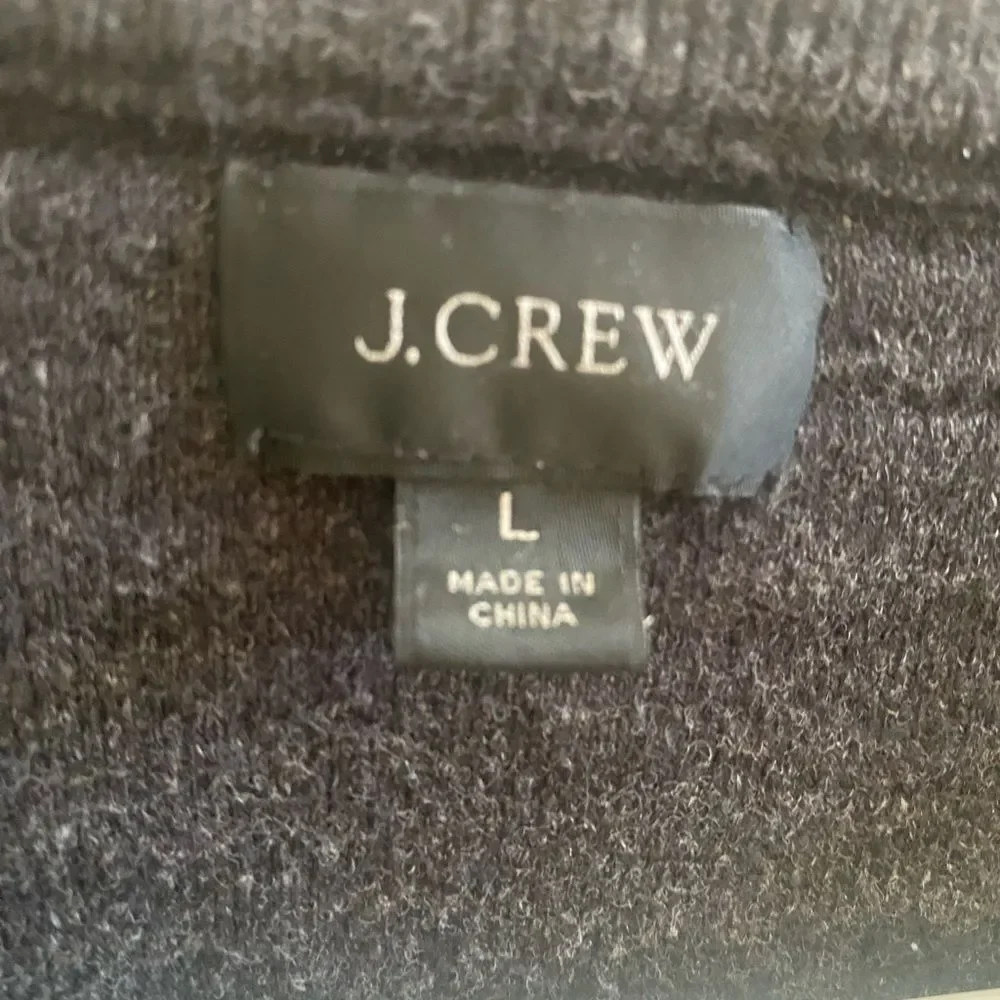 Men’s navy blue heathered J Crew sweater